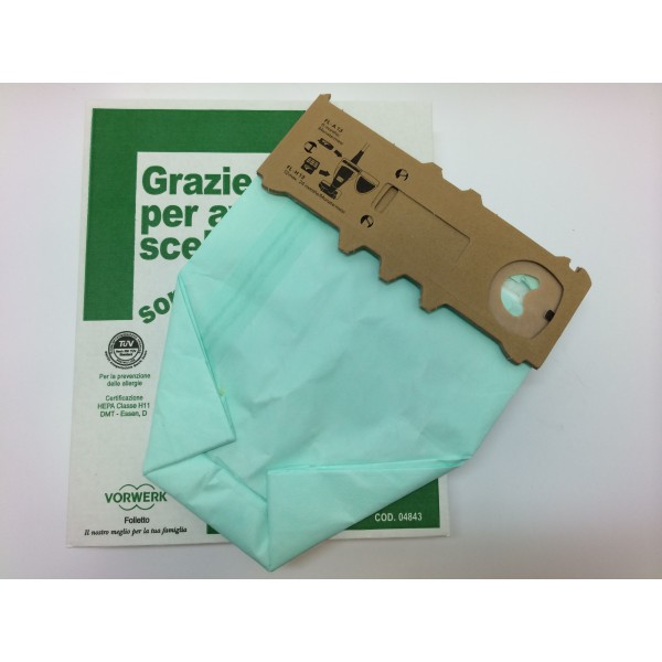 SACCHETTI FOLLETTO VK131 - VK130 (6pz) originali in vendita su RAE Shop