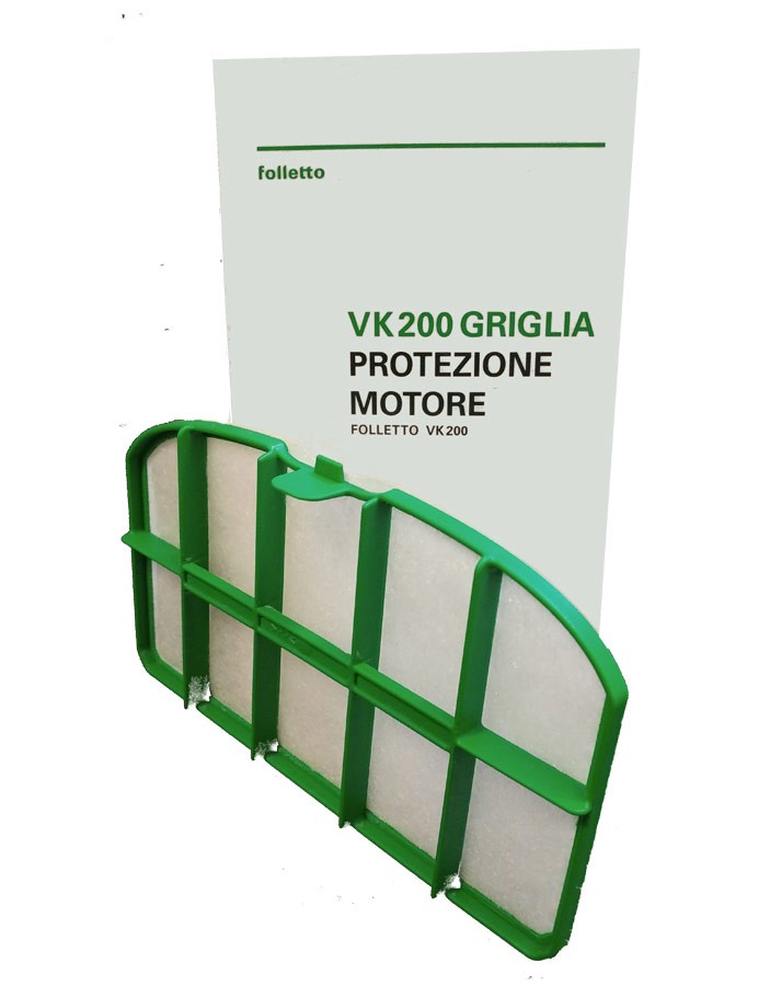 Griglia protezione motore folletto vk 200 ricambio originale