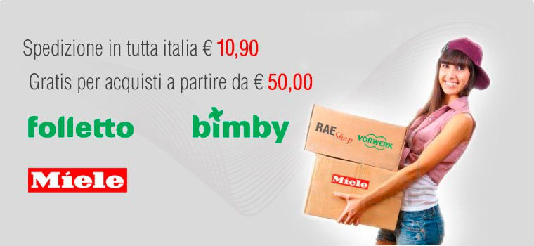 Spedizione gratis da 50 euro